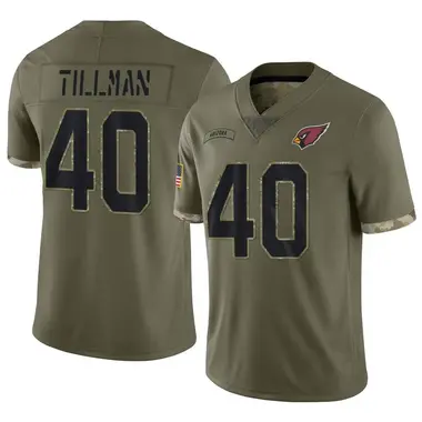 Men's Nike Arizona Cardinals Pat Tillman 2022 Salute To Service Jersey - Olive Limited