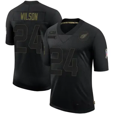 Men's Nike Arizona Cardinals Adrian Wilson 2020 Salute To Service Jersey - Black Limited