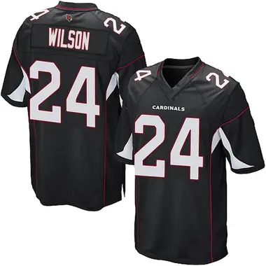 Men's Nike Arizona Cardinals Adrian Wilson Alternate Jersey - Black Game