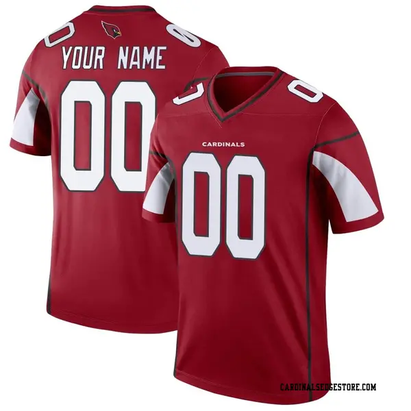 Men's Nike Arizona Cardinals Custom Cardinal Jersey - Legend