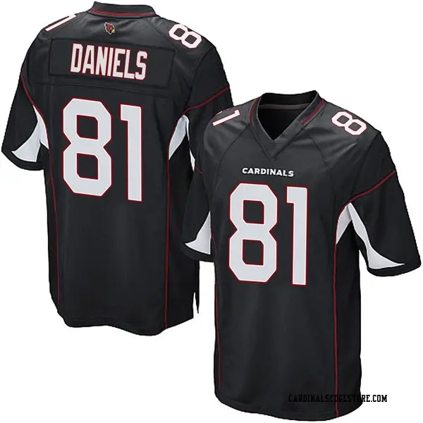 Men's Nike Arizona Cardinals Darrell Daniels Alternate Jersey - Black Game