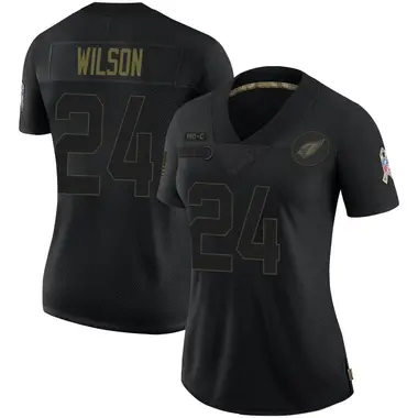 Women's Nike Arizona Cardinals Adrian Wilson 2020 Salute To Service Jersey - Black Limited