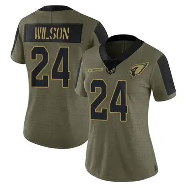 Women's Nike Arizona Cardinals Adrian Wilson 2021 Salute To Service Jersey - Olive Limited