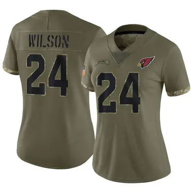 Women's Nike Arizona Cardinals Adrian Wilson 2022 Salute To Service Jersey - Olive Limited