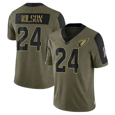 Youth Nike Arizona Cardinals Adrian Wilson 2021 Salute To Service Jersey - Olive Limited