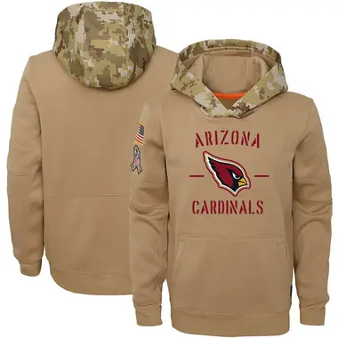 Arizona Cardinals Nike Women's 2023 Salute to Service Pullover Hoodie -  Brown